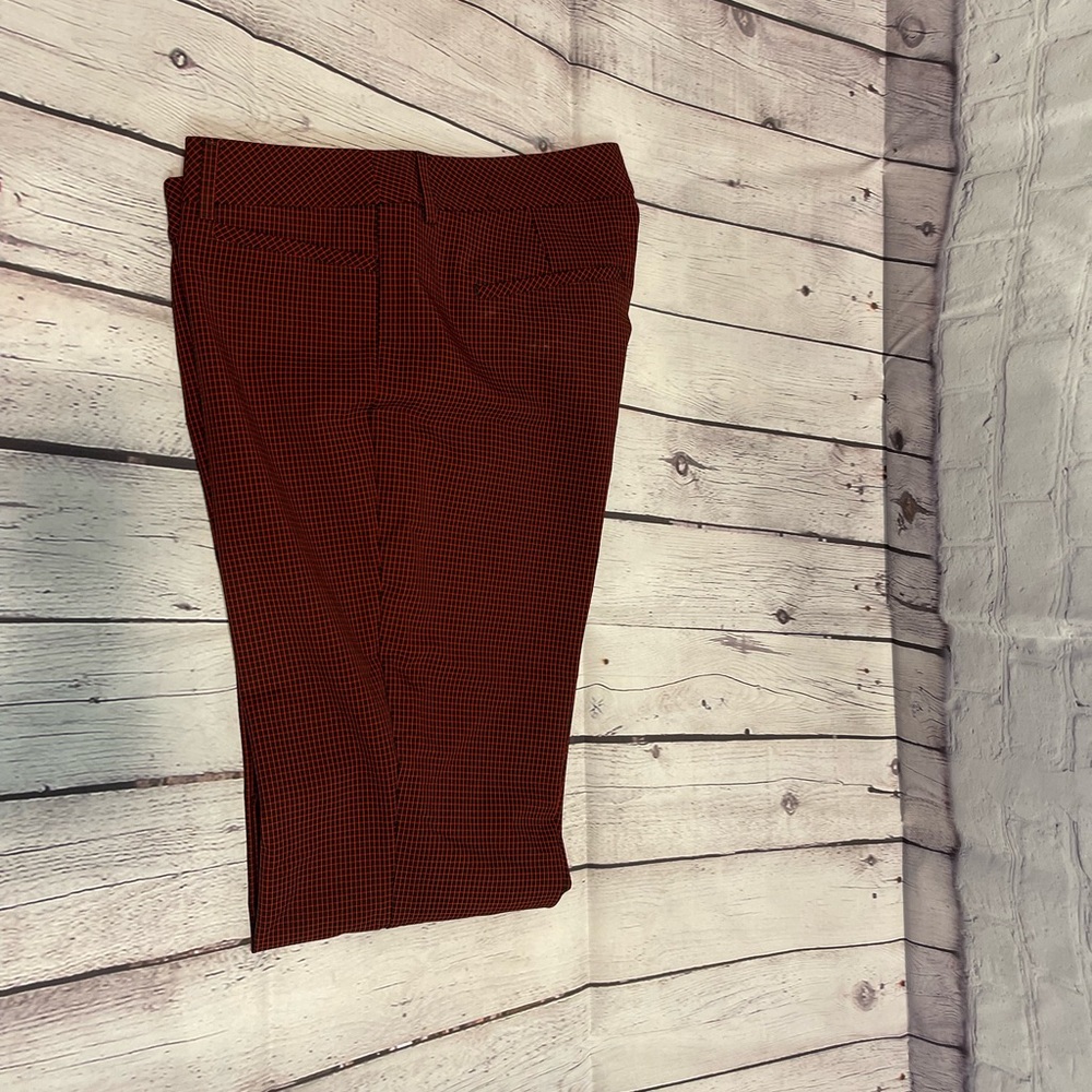 Express Mid Rise Full Length Pants.12R.Blue&White Microdots.